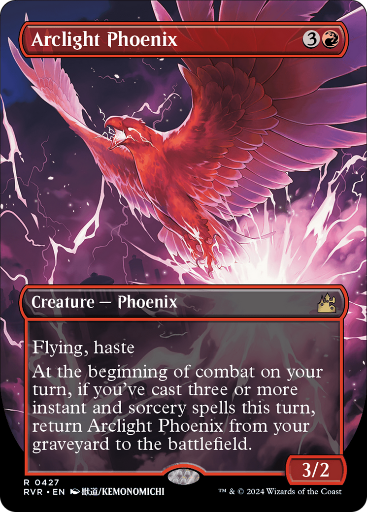 Arclight Phoenix (Anime Borderless) [Ravnica Remastered] | Boutique FDB TCG