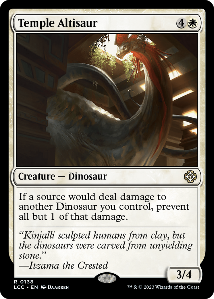 Temple Altisaur [The Lost Caverns of Ixalan Commander] | Boutique FDB TCG