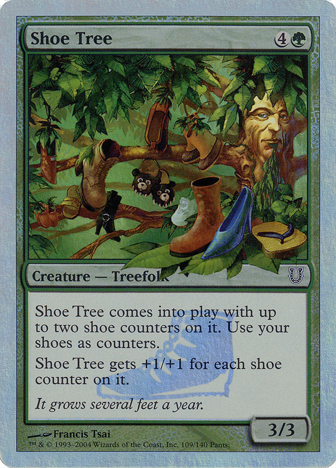 Shoe Tree (Alternate Foil) [Unhinged] | Boutique FDB TCG