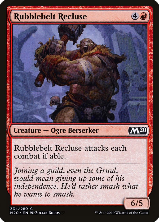 Rubblebelt Recluse [Core Set 2020] | Boutique FDB TCG