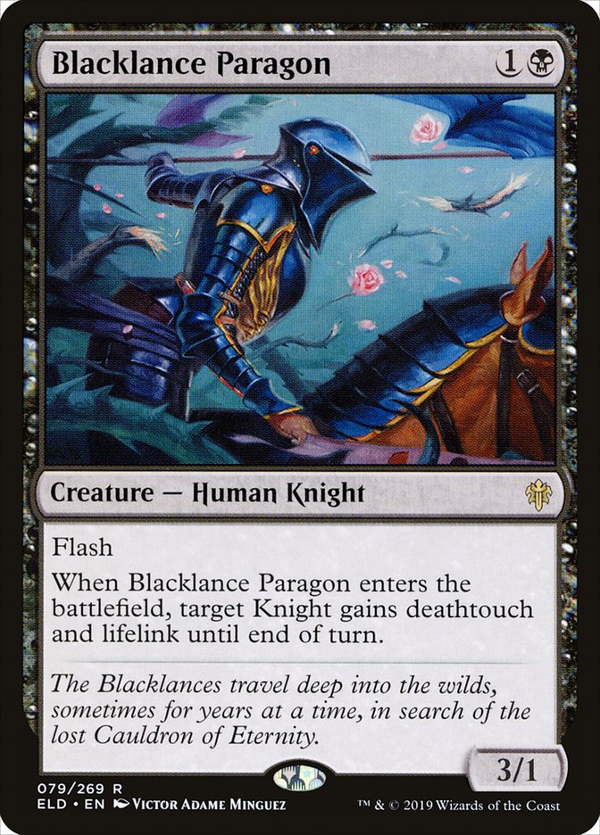 Blacklance Paragon [Throne of Eldraine] | Boutique FDB TCG