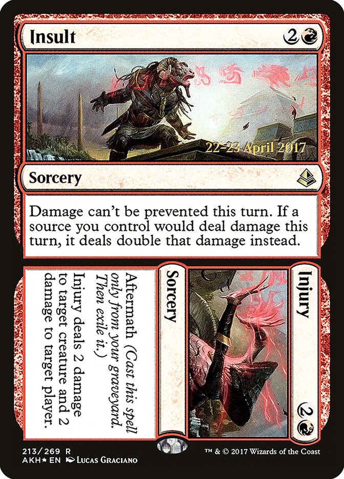Insult // Injury [Amonkhet Prerelease Promos] | Boutique FDB TCG