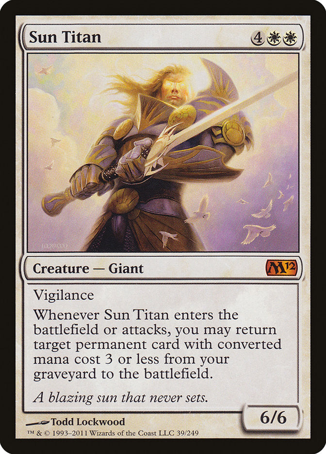 Sun Titan [Magic 2012] | Boutique FDB TCG