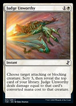 Judge Unworthy [Time Spiral Remastered] | Boutique FDB TCG