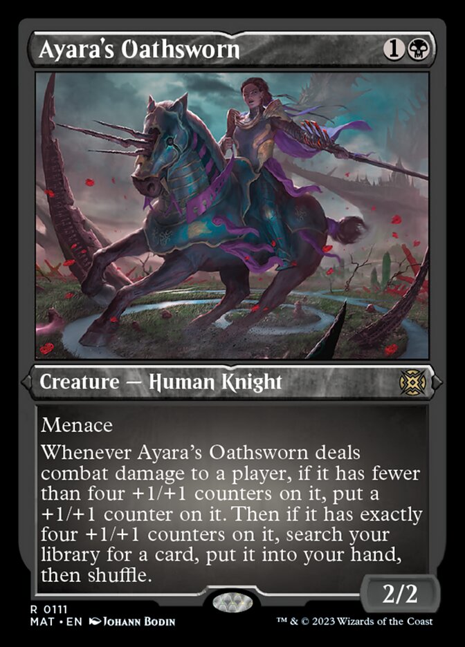 Ayara's Oathsworn (Foil Etched) [March of the Machine: The Aftermath] | Boutique FDB TCG