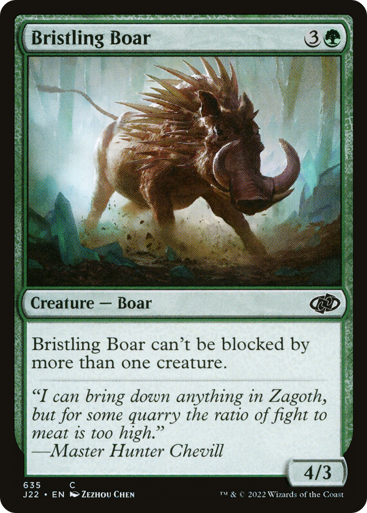 Bristling Boar [Jumpstart 2022] | Boutique FDB TCG