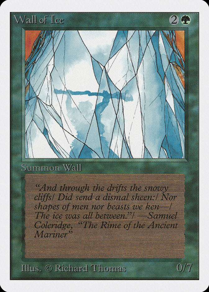 Wall of Ice [Unlimited Edition] | Boutique FDB TCG