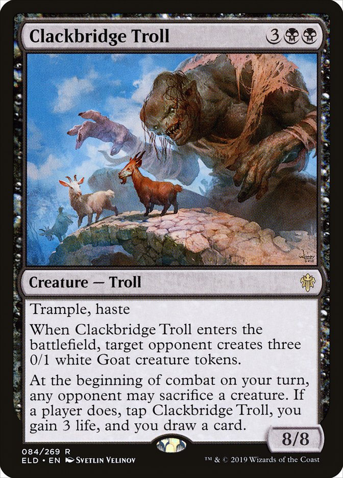 Clackbridge Troll [Throne of Eldraine] | Boutique FDB TCG