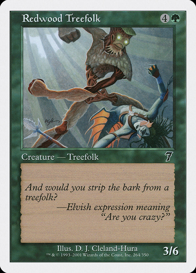 Redwood Treefolk [Seventh Edition] | Boutique FDB TCG