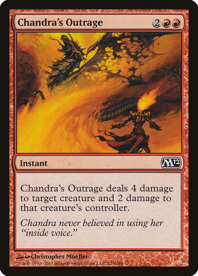 Chandra's Outrage [Magic 2012] | Boutique FDB TCG