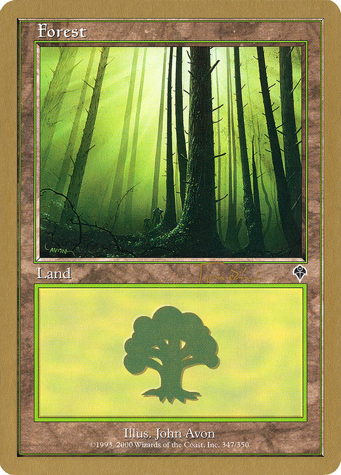 Forest (jt347) (Jan Tomcani) [World Championship Decks 2001] | Boutique FDB TCG