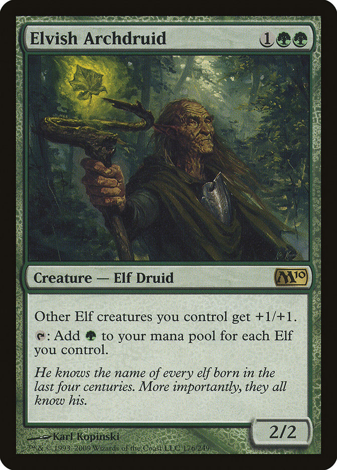 Elvish Archdruid [Magic 2010] | Boutique FDB TCG