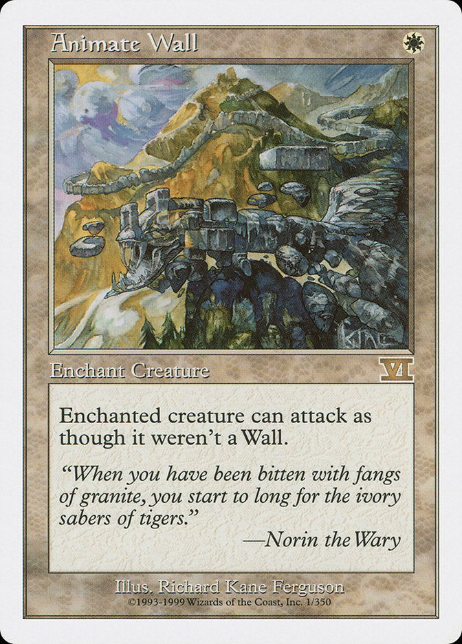 Animate Wall [Classic Sixth Edition] | Boutique FDB TCG