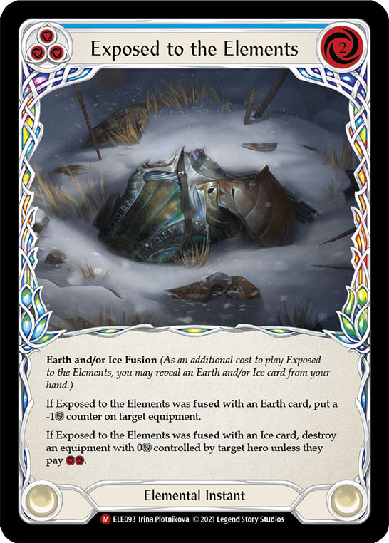 Exposed to the Elements [ELE093] (Tales of Aria)  1st Edition Normal | Boutique FDB TCG