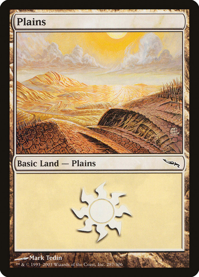 Plains (287) [Mirrodin] | Boutique FDB TCG