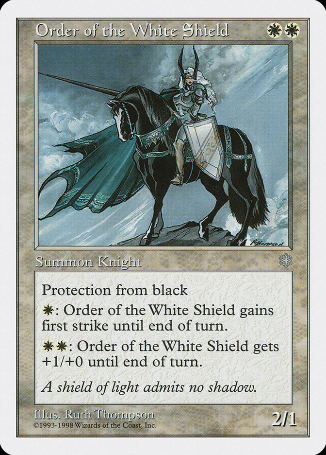 Order of the White Shield [Anthologies] | Boutique FDB TCG