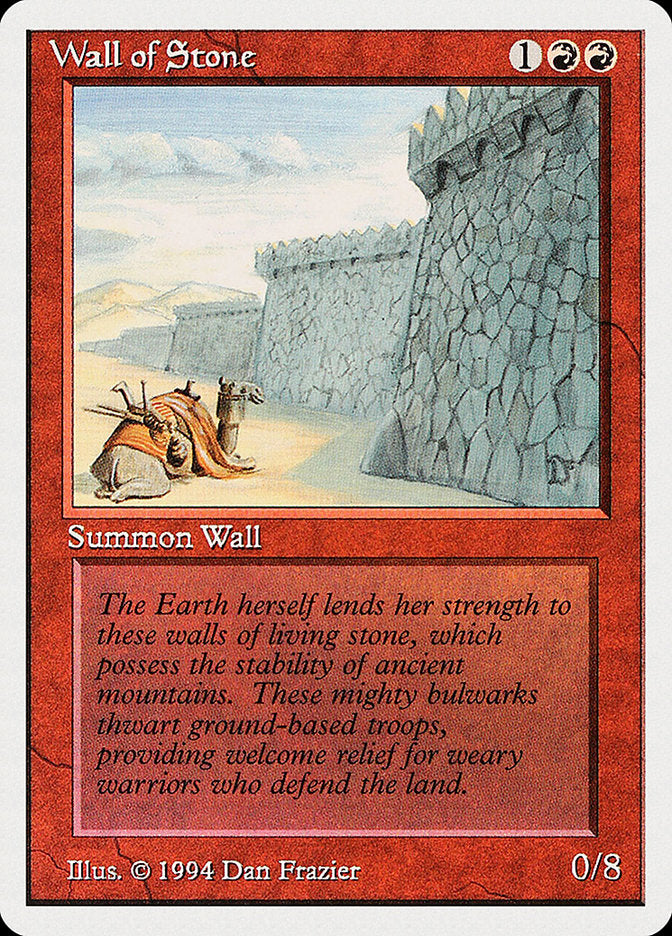 Wall of Stone [Summer Magic / Edgar] | Boutique FDB TCG