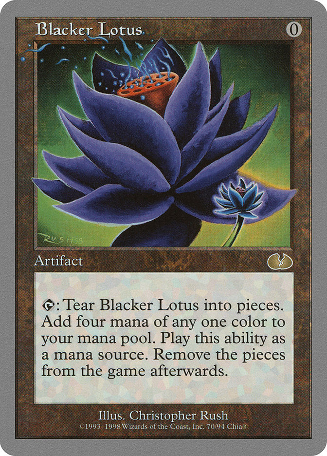 Blacker Lotus [Unglued] | Boutique FDB TCG