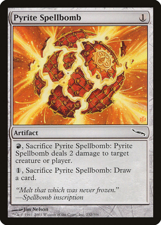 Pyrite Spellbomb [Mirrodin] | Boutique FDB TCG