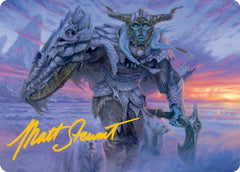 Frost Giant Art Card (Gold-Stamped Signature) [Dungeons & Dragons: Adventures in the Forgotten Realms Art Series] | Boutique FDB TCG