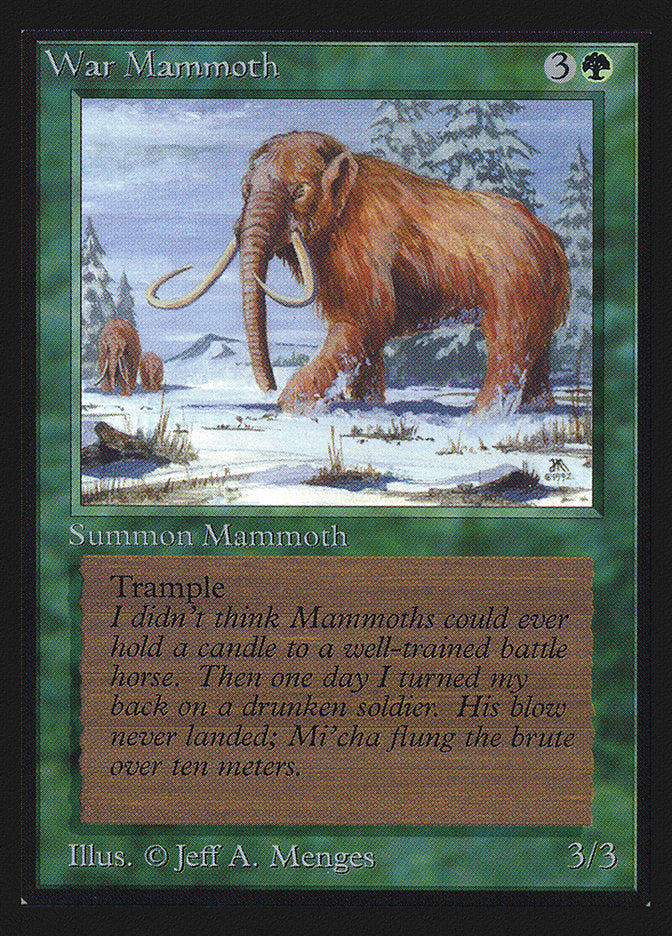 War Mammoth [International Collectors' Edition] | Boutique FDB TCG