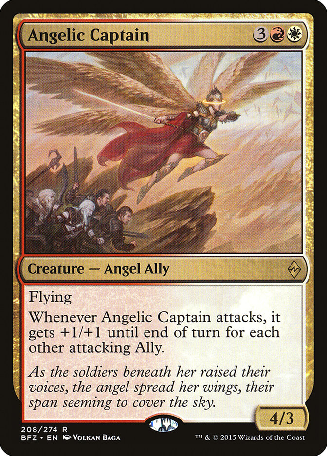 Angelic Captain [Battle for Zendikar] | Boutique FDB TCG