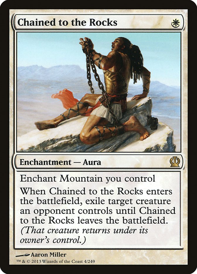 Chained to the Rocks [Theros] | Boutique FDB TCG