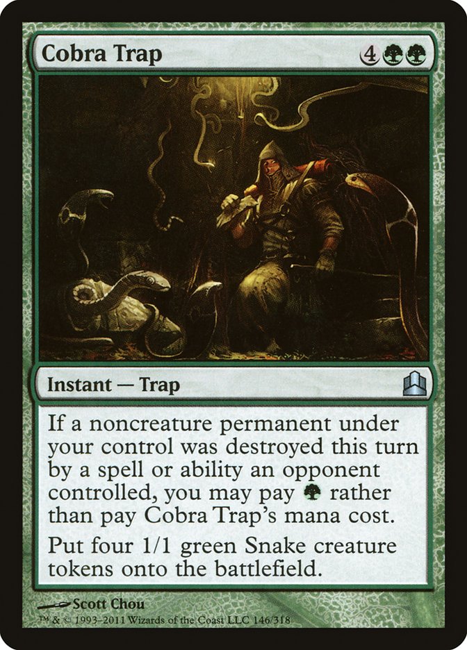 Cobra Trap [Commander 2011] | Boutique FDB TCG