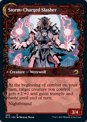 Reckless Stormseeker // Storm-Charged Slasher (Showcase Equinox) [Innistrad: Midnight Hunt] | Boutique FDB TCG