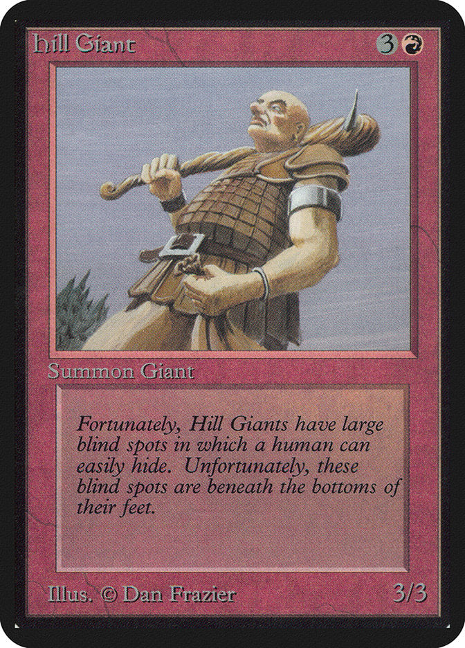 Hill Giant [Alpha Edition] | Boutique FDB TCG