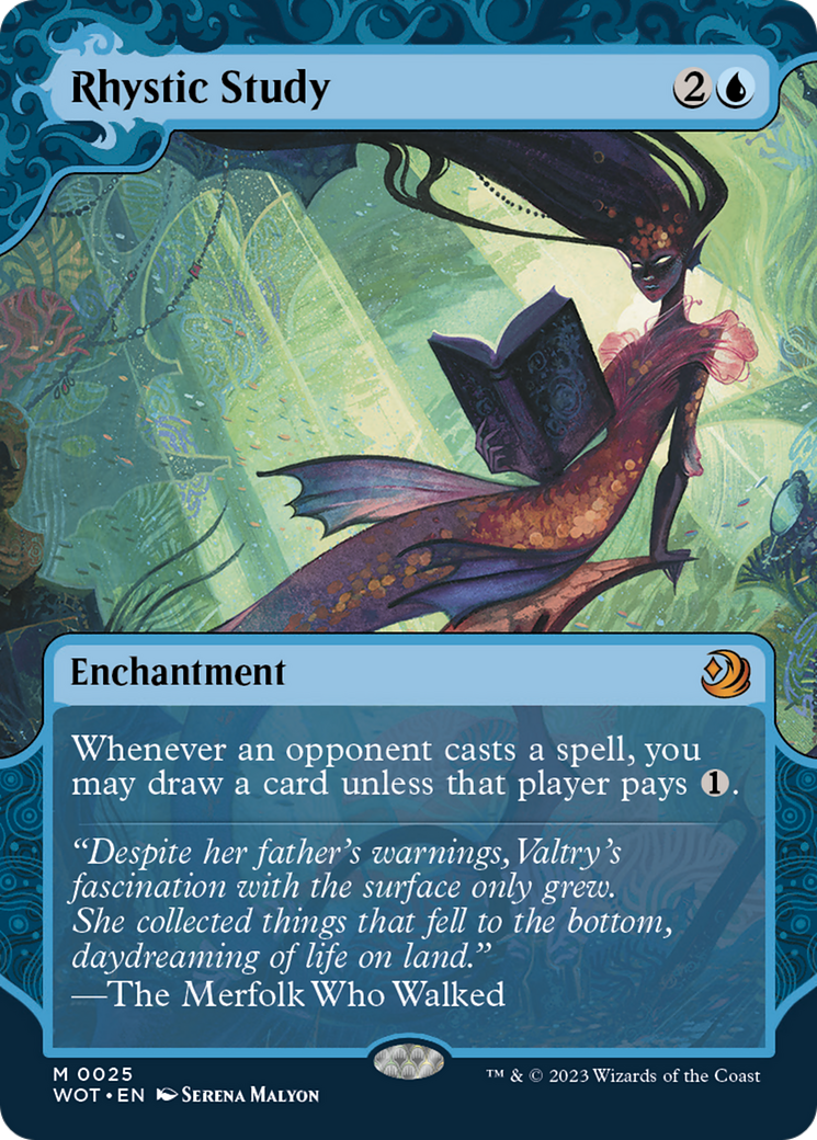 Rhystic Study [Wilds of Eldraine: Enchanting Tales] | Boutique FDB TCG