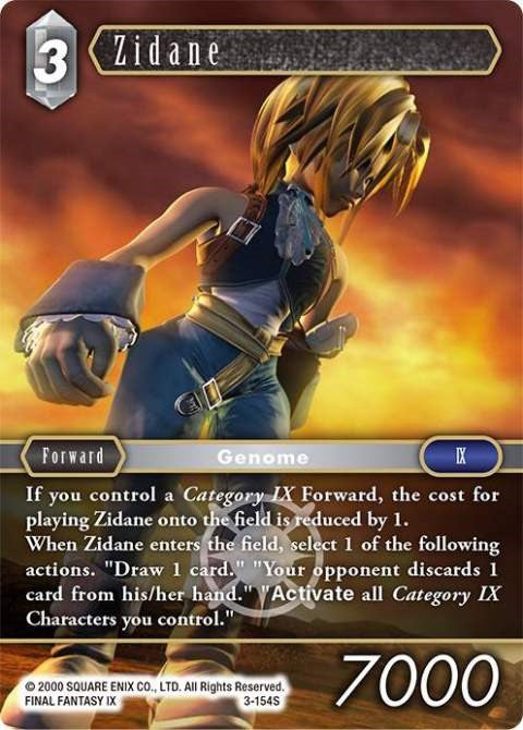 Zidane [Opus III] | Boutique FDB TCG