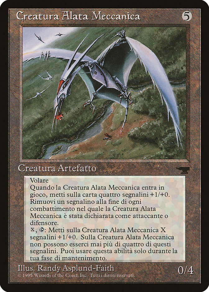 Clockwork Avian (Italian) - "Creatura Alata Meccanica" [Rinascimento] | Boutique FDB TCG