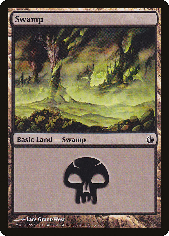 Swamp (151) [Mirrodin Besieged] | Boutique FDB TCG