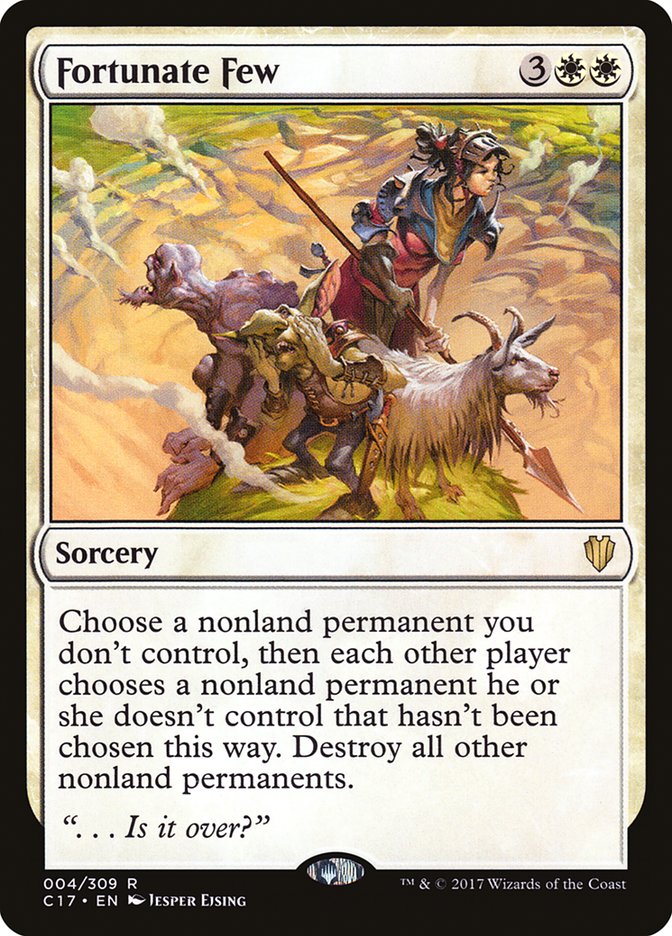Fortunate Few [Commander 2017] | Boutique FDB TCG