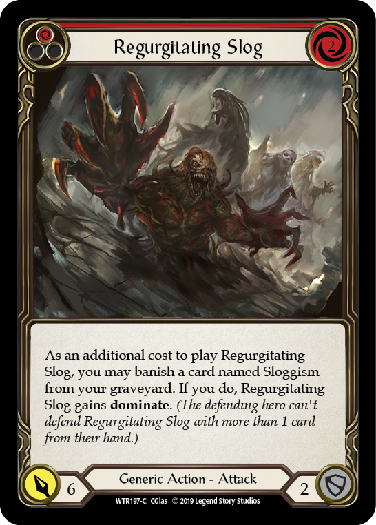 Regurgitating Slog (Red) [WTR197-C] (Welcome to Rathe)  Alpha Print Rainbow Foil | Boutique FDB TCG