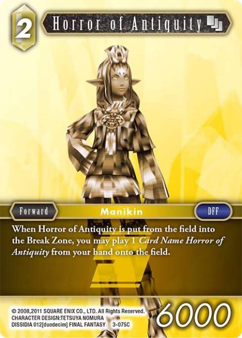 Horror of Antiquity [Opus III] | Boutique FDB TCG