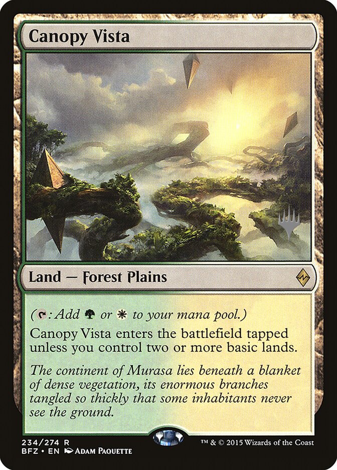 Canopy Vista [Battle for Zendikar Promos] | Boutique FDB TCG