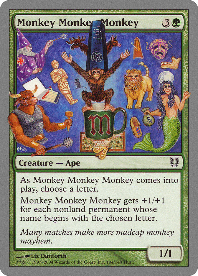 Monkey Monkey Monkey [Unhinged] | Boutique FDB TCG