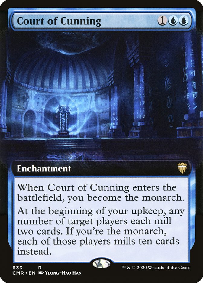 Court of Cunning (Extended Art) [Commander Legends] | Boutique FDB TCG