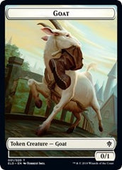 Goat // Food (15) Double-Sided Token [Throne of Eldraine Tokens] | Boutique FDB TCG