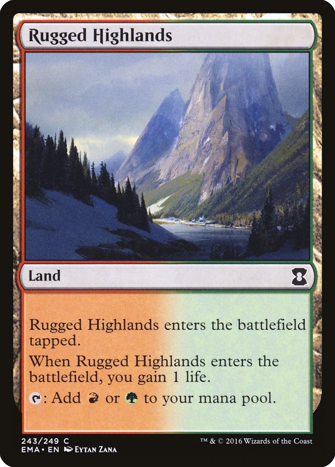 Rugged Highlands [Eternal Masters] | Boutique FDB TCG