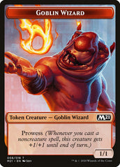 Cat (011) // Goblin Wizard Double-Sided Token [Core Set 2021 Tokens] | Boutique FDB TCG
