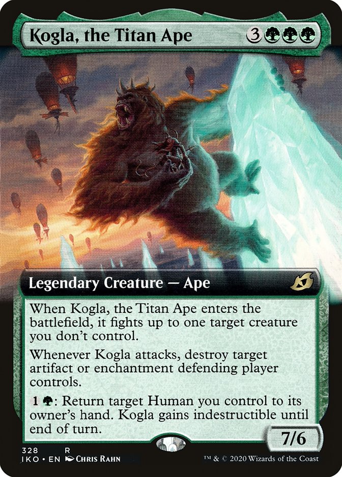 Kogla, the Titan Ape (Extended Art) [Ikoria: Lair of Behemoths] | Boutique FDB TCG