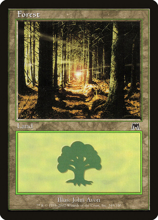 Forest (349) [Onslaught] | Boutique FDB TCG