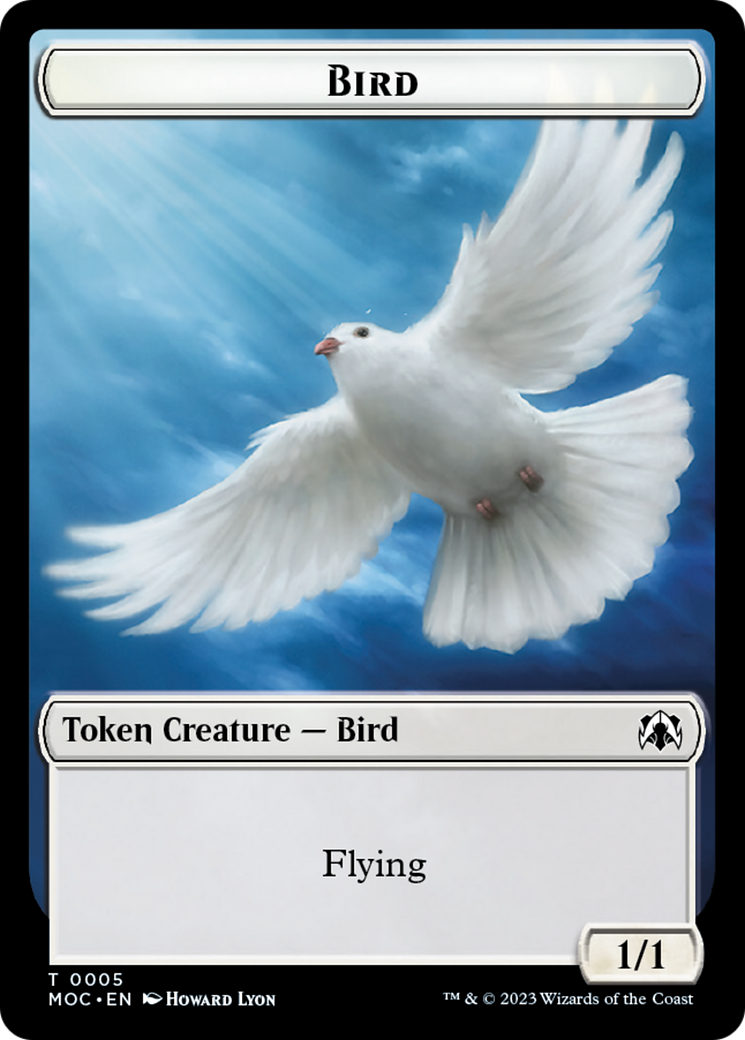 Bird // Kobolds of Kher Keep Double-Sided Token [March of the Machine Commander Tokens] | Boutique FDB TCG