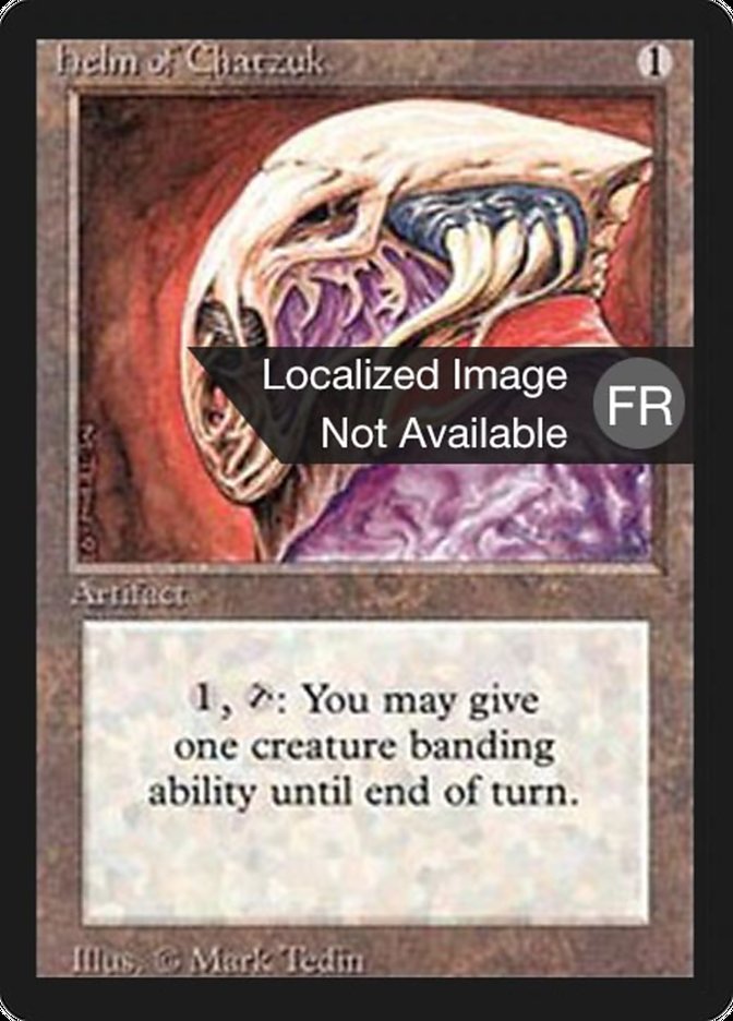 Helm of Chatzuk [Foreign Black Border] | Boutique FDB TCG