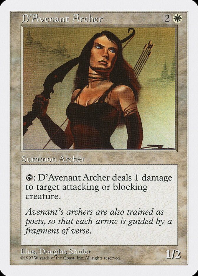 D'Avenant Archer [Fifth Edition] | Boutique FDB TCG