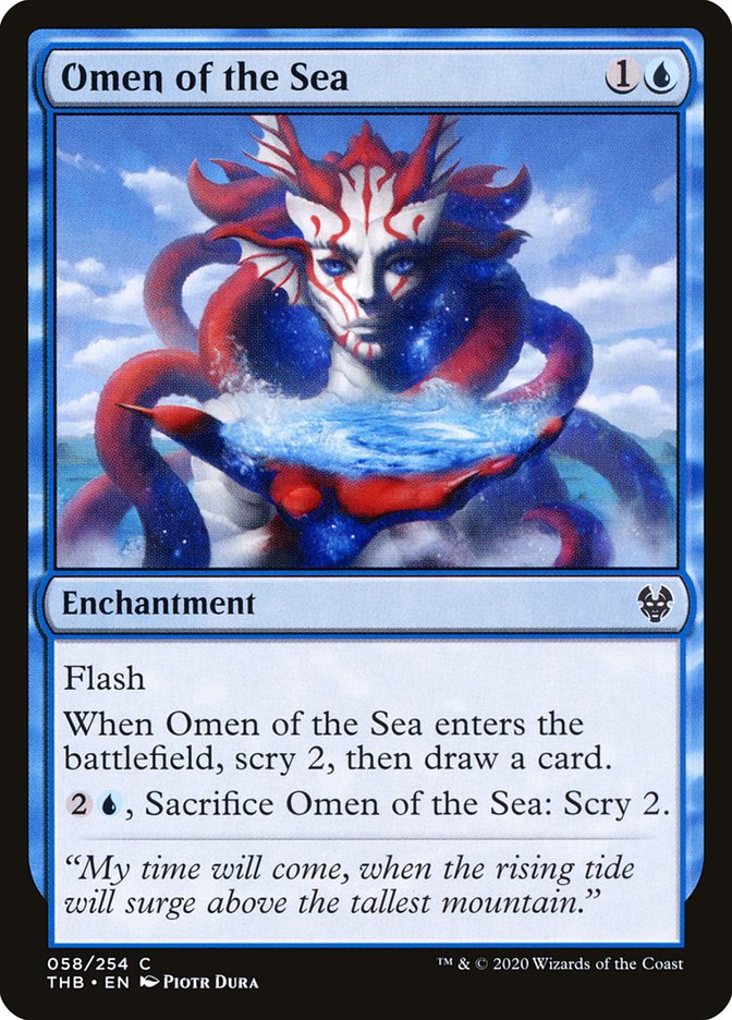 Omen of the Sea [Theros Beyond Death] | Boutique FDB TCG