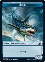 Shark // Human Soldier (003) Double-Sided Token [Ikoria: Lair of Behemoths Tokens] | Boutique FDB TCG